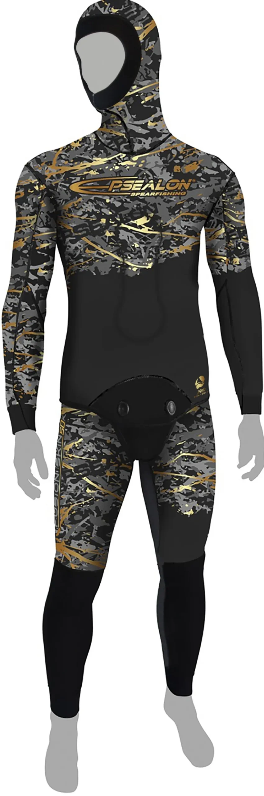 EPSEALON Combinaison Chasse Sous-Marine^Veste de combinaison Fusionskin SD 7 mm - Taille 1