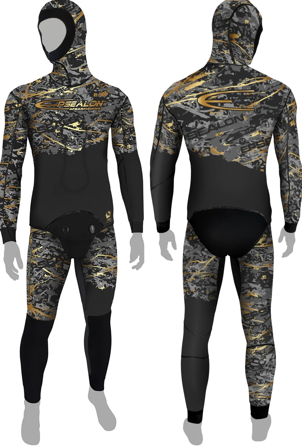 EPSEALON Combinaison Chasse Sous-Marine^Veste de combinaison Fusionskin SD 7 mm - Taille 1