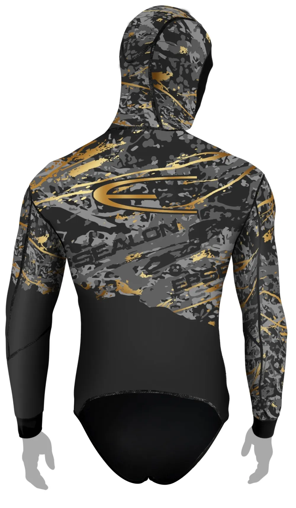 EPSEALON Combinaison Chasse Sous-Marine^Veste de combinaison Fusionskin SD 7 mm - Taille 1