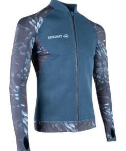 BEUCHAT Lycra & Rash Guard^Veste zippée Homme Atoll 2mm