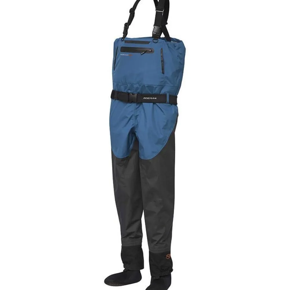 SCIERRA Waders Respirant Helmsdale 20.000 Chest Stockingfoot Blue