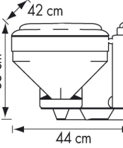 PLASTIMO Toilette Bateau^WC marin manuel baionnette ABS